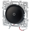 Image de Interrupteur va-et-vient lumineux Noir Eur'Ohm Square 60303