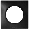 Image de Plaque de finition simple Noir Eur'Ohm Square 60390