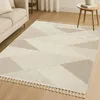 Image de Tapis de salon beige   motif chevrons 120x180 cm ISTANBUL