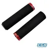 Image de Poignee vtt atoo lock on simple mousse confort rouge avec bouchon 130mm (pr)