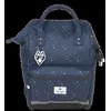 Image de Sac à dos - POL FOX - STAR BLUE - Ouverture pratique - Couleur Bleu Gris - Motif étoilé