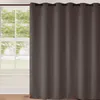 Image de Rideau occultant uni grande largeur Taupe 240x260 cm