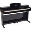 Image de Piano numérique meuble WOODBRASS DP2 - Toucher lourd réaliste 88 touches - Bluetooth - Noir laqué