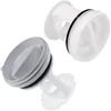 Image de Lot de 2 bouchons filtres de vidange 69x63 mm Machine à laver Lave-linge 484000000966 00635377 WHIRLPOOL BAUKNECHT LADEN INDES