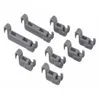 Image de Clips pour ratelier panier inférieur (8pcs) Lave-vaisselle 00611472 NEFF SIEMENS BOSCH GAGGENAU VIVA GORENJE BALAY CONSTRUCTA