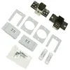 Image de Kit charnières de porte dorigine Machine à laver Lave-linge 00610416 SIEMENS NEFF BOSCH BALAY