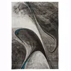 Image de Tapis Salon 160x230 Tissé Noir Rectangle Motif Géométrique Lyn8 Madila