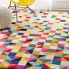 Image de tapis salon 160x230 tissé multicolore rectangle motif géométrique LYN6 BOUTIK