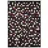 Image de Tapis Chambre 80x150 Tissé Fuchsia Rectangle Motif Géométrique Picasler