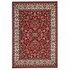 Image de Tapis Oriental 120x170 Rectangle Rouge Tissé Motif Ancestral Lyn1 Nomed