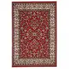 Image de Tapis Oriental 160x225 Rectangle Rouge Tissé Motif Ancestral Lyn1 Nomed