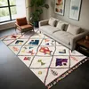 Image de Tapis berbère 160x230 tissé motifs tribaux LYN5 OURIKA C blanc