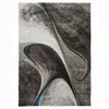 Image de tapis salle à manger 240x340 tissé noir rectangle motif géométrique LYN8 MADILA