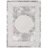 Image de Tapis Oriental 120x160 Rectangle Gris Clair Tissé Motif Ancestral Lyn7 Balrod