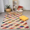 Image de Tapis en jute 160x230 fait à la main multicolore RAINBOWA