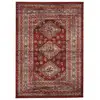 Image de Tapis Oriental 120x170 Rectangle Orange Tissé Motif Ethnique Lyn1 Dazor
