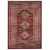 Image de Tapis oriental 120x170 rectangle orange tissé motif ethnique LYN1 DAZOR