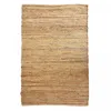 Image de Tapis En Jute 160x230 Fait À La Main Beige Nature 1