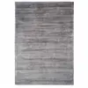 Image de Tapis Salon 200x300 Fait À La Main En Viscose Marron Rectangle Motif Uni Neo +