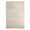 Image de Tapis Open Space 300x400 Fait Main En Laine Beige Rectangle Motif Simple Nimbus