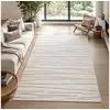 Image de Tapis bureau 240x340 tissé crème rectangle motif simple lyn9 cervag