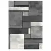 Image de Tapis Salle De Réception 160x230 Tissé Gris Rectangle Motif Géométrique Lyn8 Geome