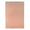 Image de Tapis Salon 120x170 Tissé Rose Rectangle Motif Géométrique Lyn49 Arcrol