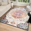 Image de Tapis Vintage Oriental 200x280 cm - LYN3 MED - Couleur : multicolore rouge beige bleu