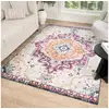 Image de Tapis vintage oriental 200x280 cm - lyn3 med - couleur : multicolore violet orange bleu