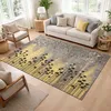 Image de Tapis salon 160x230 JOLN Jaune tapis en coton