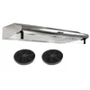 Image de BELDEKO - Hotte Casquette / Visière 90 cm INOX 420 m3/h