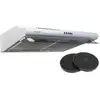 Image de Beldeko hotte casquette 60 cm blanc 240 m3h + 2 filtres - marque française
