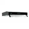 Image de Beldeko - hotte casquette visière rivage 60 cm noir - 100w - 210 m3h