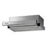 Image de Beldeko hotte tiroir télescopique escamotable - 60 cm - inox - 354 m3h - filtres à charbon inclus - recyclage ou évacuation