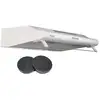 Image de Beldeko hotte casquette 60 cm blanc 435 m3h 200w - marque française