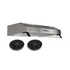 Image de BELDEKO Hotte Casquette Visière 60 cm - Inox - 3 Vitesses Éclairage LED - Évacuation ou Recyclage - Marque Française