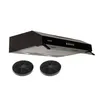 Image de HOTTE CASQUETTE / VISIERE DOUBLE MOTEURS 60 CM - NOIR BELDEKO