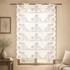 Image de Modulable brodé à motifs floraux Ivoire 60x220 cm