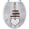 Image de Abattant WC 18 pouces - Attaches Acier Inoxydable - Tendance - Ouessant