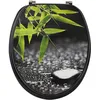 Image de Abattant Wc En Bois Déco Punta Cana Avec Kit Fixation En Acier Inoxydable