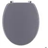 Image de Abattant WC 18 pouces - Attaches Acier Inoxydable - Tendance - Gris uni