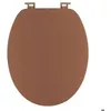 Image de Abattant WC en bois 18 pouces - Couvercle Design - Tendance - Ambre