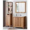 Image de Ensemble meubles de salle de bain complet - Bois - 80 cm - Typical Oak
