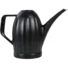 Image de Arrosoir D'intérieur En Plastique Nervuré - Noir - 2,1l
