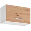 Image de Meuble haut pour hotte de cuisine ava - beigeblanc - l 60 x h 36 x p 30 cm
