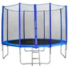 Image de Trampoline De Jardin Avec Echelle Bleu Myjump 3,70 M