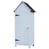 Image de Armoire De Jardin 1 Porte Calista Sapin Blanc