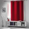 Image de Rideau court obscurcissant 90 % adapté radiateur Rouge 135x180 cm
