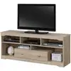 Image de Meuble Tv Mersin 150 Cm À 1 Tiroir Et 5 Niches Coloris Sonoma.