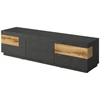 Image de Meuble Tv 200 Cm Kiles Avec 6 Grands Tiroirs - Dimensions 206.3 X 53.6 X 50.3 Cm